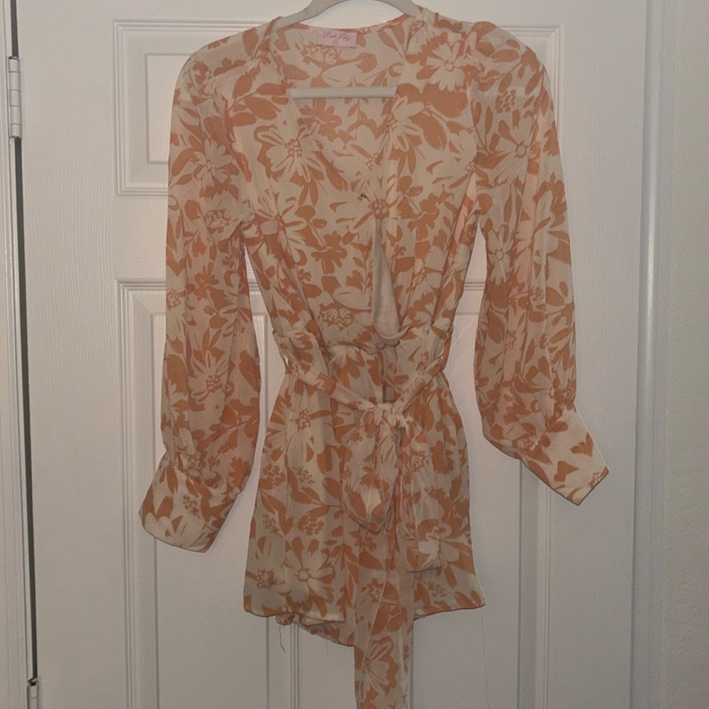 Pink Lilly romper